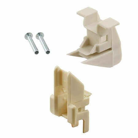 PRIME-LINE Channel Balance Accessories - Attached, Nylon and Steel, FS 101 Top and FS 153 Bottom 1 Set FS 293BA